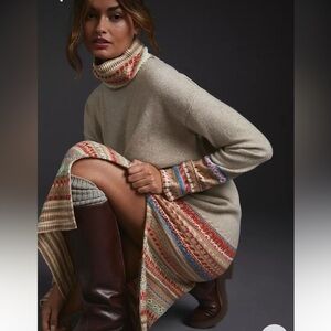 Anthropologie Sweater Dress SIZE MEDIUM OVERSIZED
